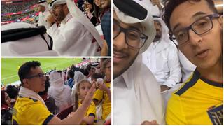 Hincha qatarí se amistó con aficionado ecuatoriano tras tensa discusión en el Mundial | VIDEO