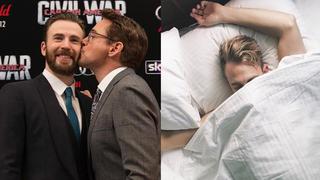 Chris Evans cumplió 38 años y Robert Downey Jr. lo celebró a su estilo | FOTOS