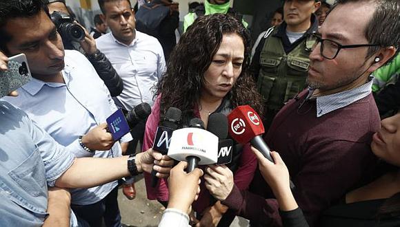 Cecilia Chacón visitó a Keiko Fujimori en el centro penitenciario chorrillano. (Foto: César Campos)