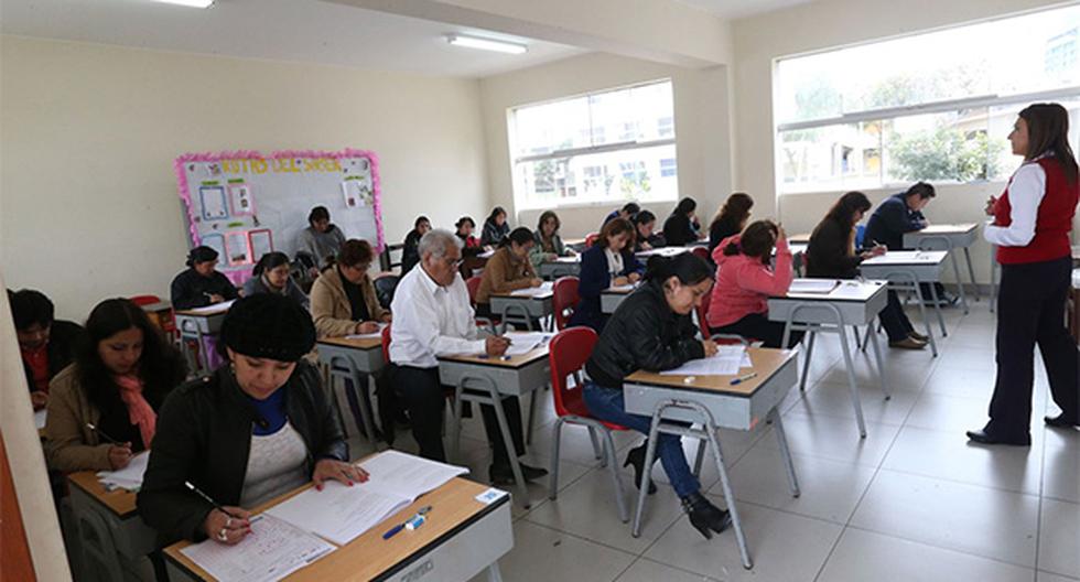 El Ministerio de Educación (Minedu) anunció aumento de sueldo para más de 74 mil profesores contratados por el Estado desde julio próximo. (Foto: Agencia Andina)