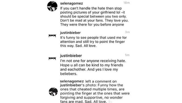 Justin Bieber cerró su Instagram tras pelea con Selena Gómez - 2