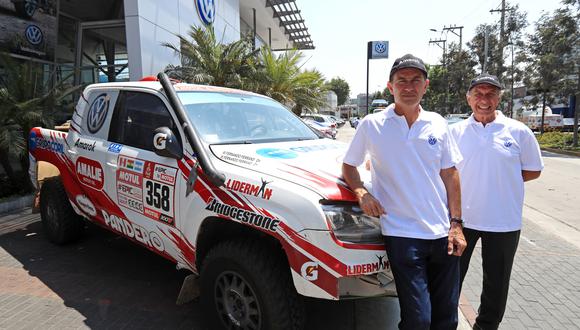 Dakar 2019: la dupla Ferrand que va por defender su récord invicto en la prueba. (Foto: Dante Piaggio)