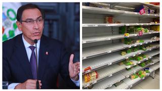 Coronavirus en Perú: Martín Vizcarra afirma que “no habrá desabastecimiento” tras compra masiva de productos