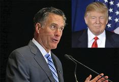 Donald Trump: Mitt Romney lo llama "farsante" y lanza advertencia