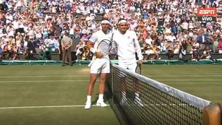 Roger Federer vs. Rafael Nadal: así fue el ingreso de los tenistas a la Cancha Central de Wimbledon | VIDEO