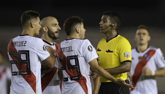 El campeón River Plate, actual campeón de la Copa Libertadores, empató 0-0 frente a Palestino en duelo por la segunda fecha del Grupo A. (Foto: AFP)