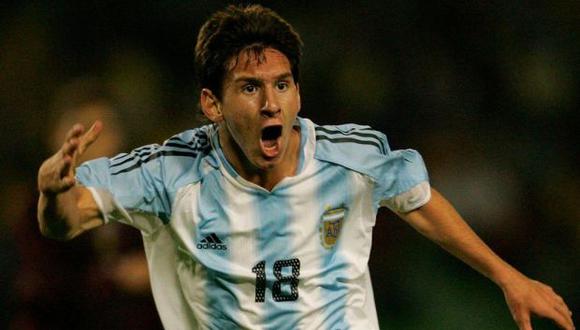 Lionel Messi debutó en 2004 con la selección argentina sub-20. Paraguay fue su primera víctima. (Foto: La Nación)