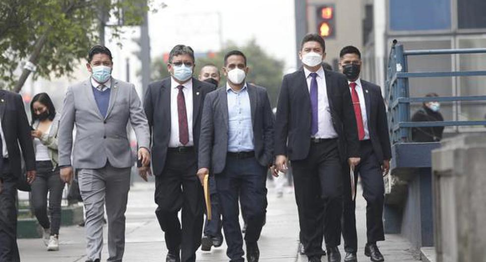 Seis congresistas acciopopulistas son denominados como “Los Niños”, porque, según Karelim López,  “obedecen todo lo que dice” el presidente Pedro Castillo. (Foto: GEC)