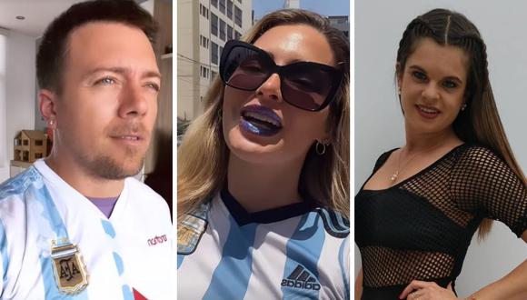Julián Succhi, Macarena Gastaldo y Natalia Otero celebran triunfo de Argentina. (Foto: Instagram)