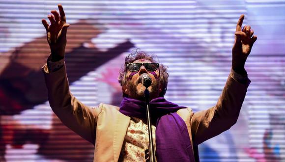 Fito Páez presentará su disco "La conquista del espacio" en concierto digital. (Foto de Pablo Porciuncula / AFP)