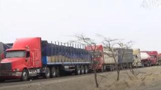 Camiones continúan varados en el km 262 de la Panamericana Sur: “Se necesita una tregua urgente” 