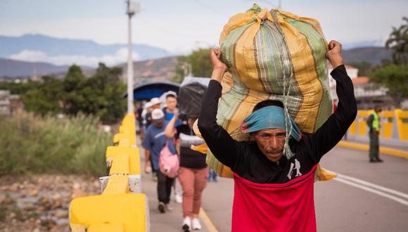 La frontera entre Colombia y Venezuela fue reabierta hace tres semanas. (EPA).