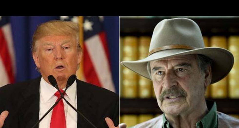 Expresidente de México, Vicente Fox, retó al candidato republicano de los Estados Unidos, Donald Trump. (Foto: EFE)
