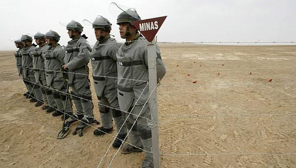 Chile retira 6.000 minas antipersonas cerca de limite con Perú
