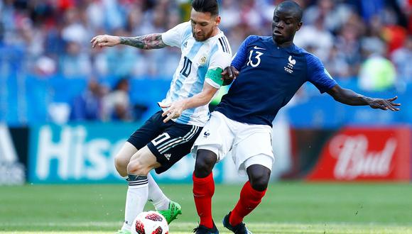 Argentina vs. Francia EN VIVO ONLINE: se enfrentan en el inicio de los octavos de final del Mundial Rusia 2018. El ganador se medirá ante el vencedor del Portugal vs. Uruguay. (Foto: AFP)