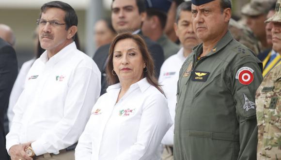 Dina Boluarte participó en ceremonia por el ejercicio multinacional del Sistema de Cooperación de las Fuerzas Americanas (SICOFAA) “Cooperación IX - Perú 2023″ (Foto: Andina)