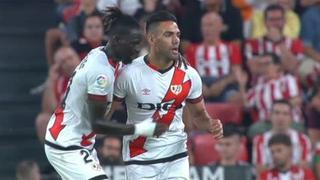 Golazo de Radamel Falcao: así fue su primera anotación en la temporada en Rayo | VIDEO