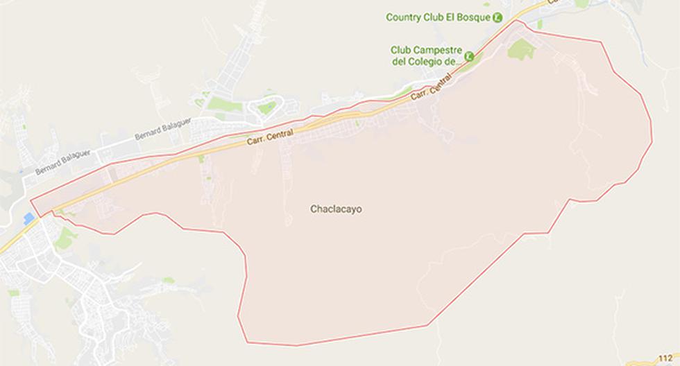 Incendio en un centro de rehabilitación en Chaclacayo dejó dos muertos. (Foto: Google Maps)
