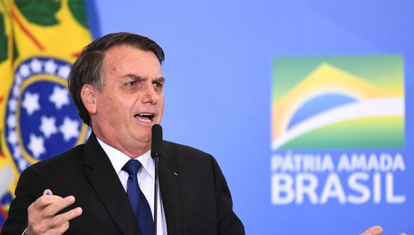 Jair Bolsonaro: “Si alguien entra en mi casa le disparo”. Foto: Archivo de AFP