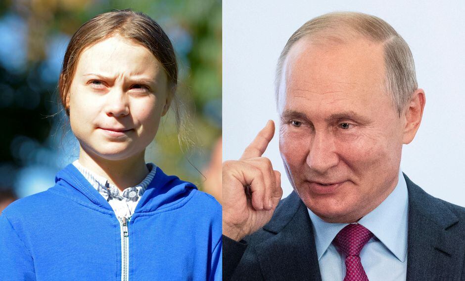 Image result for Putin dice que joven sueca Greta Thunberg está mal informada y que ha sido manipulada