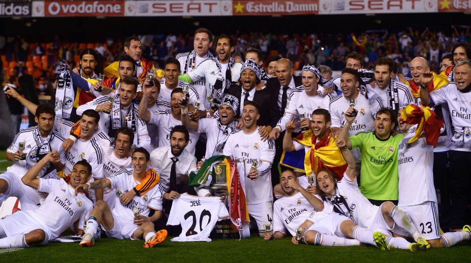 Real Madrid festeja su título 19 de la Copa del Rey - 6