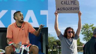 La broma de Tsitsipas a Kyrgios: publicó en Instagram el número telefónico del australiano | FOTO