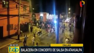 Callao: tres heridos dejó balacera durante concierto de salsa