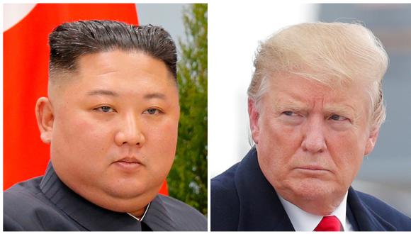 Las conversaciones entre Estados Unidos y Corea del Norte están estancadas, con un sombrío plazo hasta fin de año fijado por Pyongyang para que Washington haga algún tipo de concesión. En la imagen, Kim Jong-un (Derecha) y Donald Trump (Izquierda). (Foto: AFP/Archivo).
