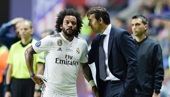 Marcelo no ocultó su desilusión por no jugar todo el partido con Real Madrid ante Girona. (Foto: AFP)