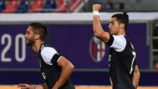 Cristiano Ronaldo volvió al gol tras cuatro meses en el Juventus vs. Bologna para poner el 1-0 por la Serie A | VIDEO
