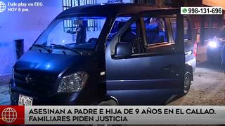 Callao: niña y su padre fueron acribillados dentro de una minivan 