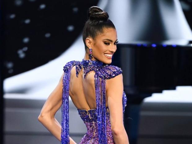 Carla Guilfu was part of the top 5 at Miss Universe 2023 (Photo: Miss Universe Puerto Rico)