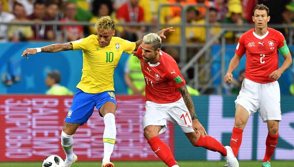 Brasil se mide ante Suiza este domingo (1:00 p.m. EN VIVO ONLINE por DirecTV Sports ) por el Grupo E del Mundial Rusia 2018. (Foto: AFP)