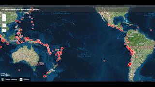 Más de 300 terremotos de 7 grados a más en los últimos 20 años