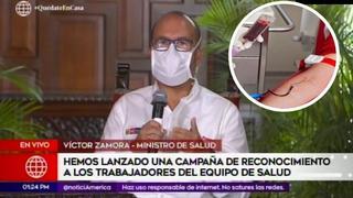 Coronavirus en Perú: ministro de salud solicita donantes de sangre