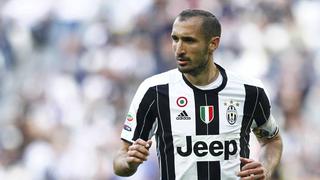 Juventus: Chiellini regresó a una convocatoria tras superar una rotura de ligamento cruzado