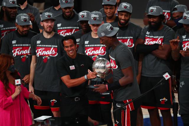 Miami Heat campeón de la Conferencia Este de la NBA. (Foto: USA TODAY Sports)