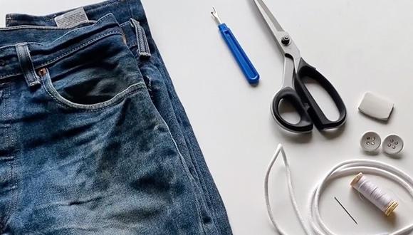 Puedes optar por coser parches en tu prenda. La razón principal por la que muchos consideran coser parches en sus jeans es porque es fácil, rápido y tiene mucho estilo. (Levi’s)