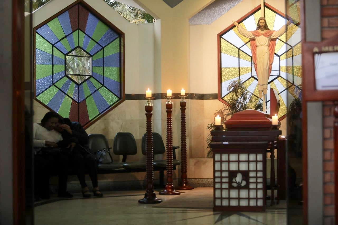 Velatorio de Man Bok Park en San Isidro. (Foto: José Rojas)