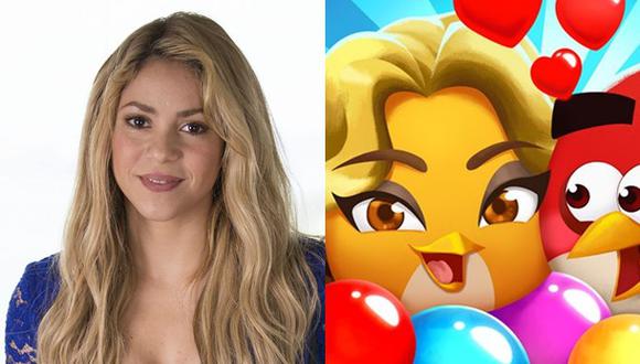 Shakira: la cantante colombiana es un ave en Angry Birds