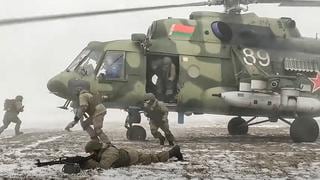 Rusia despliega tropas e inicia ejercicios militares en Bielorrusia