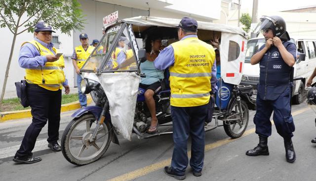 En el operativo se detectaron mototaxis en deficientes condiciones técnicas, sin Seguro Obligatorio de Accidentes de Tránsito (SOAT)  ni certificado de inspección vehicular, entre otras faltas. (Foto: Difusión)