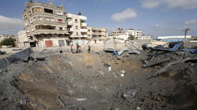 Los bombardeos que reducen a escombros la franja de Gaza - 1