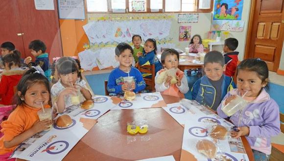 Qali Warma: Más de 2,8 millones de escolares recibirán desayuno