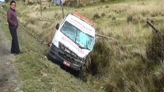 Junín: despiste de ambulancia deja una persona fallecida