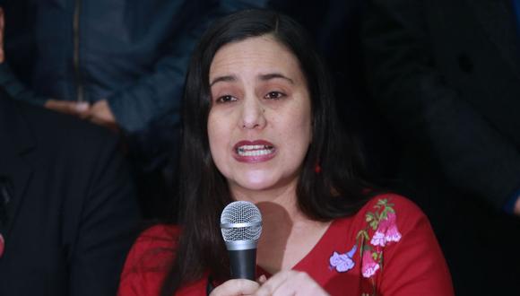 Verónika Mendoza negó que exista un "cogobierno" entre el Partido Morado y Juntos por el Perú, como dijo el candidato presidencial del Partido Nacionalista, Ollanta Humala | Foto: El Comercio
