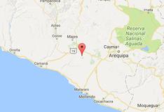 Perú: sismo de 3,7 grados se produjo en Arequipa sin causar daños