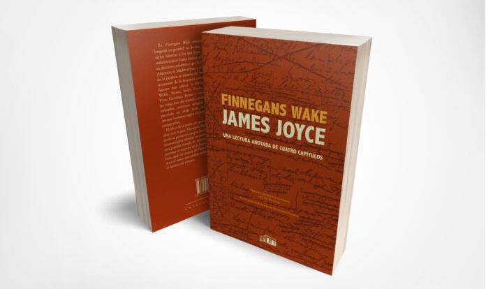 Portada de "Finnegans wake", de James Joyce. Una lectura anotada de cuatro capítulos, de Colmena Editores.