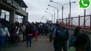 Colas interminables en estación del Metro en Villa El Salvador