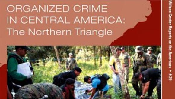 Portada del libro Crimen Organizado en América Central, el Triángulo del Norte.